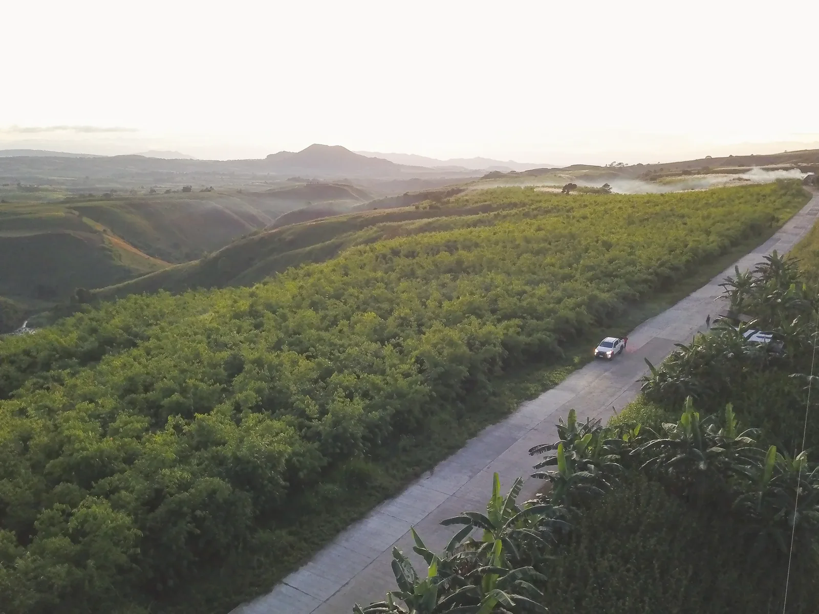 Aerial dusk view of the Lanao del Sur project, Philippines